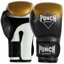 Musclemania Fitness MegaStore MMA COMBAT AAA Punch Black Diamond Special Thai Boxing Gloves