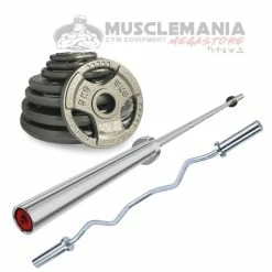 Musclemania-fitness EQUIPMENT STRENGTH 150Kg Hammertone Olympic Weight Package - DELIVERY- PICKUP AVAILABLE