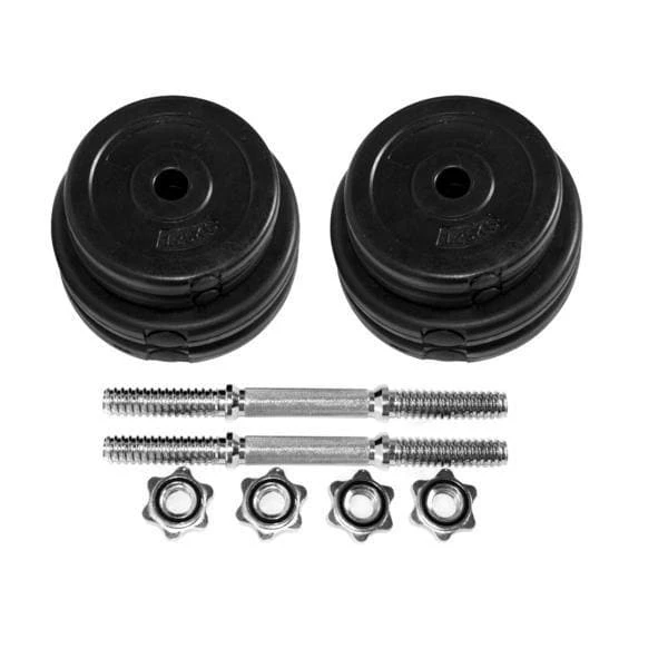 Musclemania-fitness SPECIAL DEAL - 20kg Adjustable Dumbbell Set With Case In Black-Grey