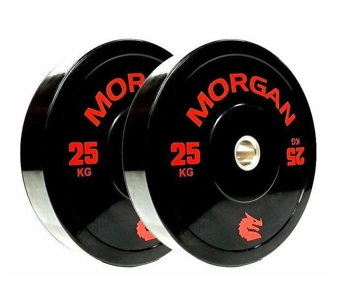 Musclemania-fitness SALE - Morgan 25kg Olympic Bumper Plates (PAIR) EQUIPMENT STRENGTH