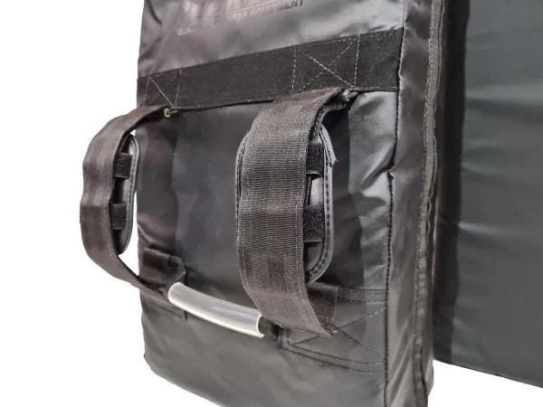 Musclemania Fitness MegaStore Morgan B2 Bomber Extra Heavy-Duty Curved Hit & Strike Shield MMA COMBAT