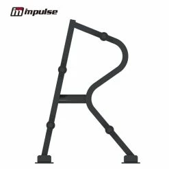 Musclemania Fitness MegaStore Impulse Sterling SL7010 Olympic Plate Rack Olympic Bar & Plate Storage