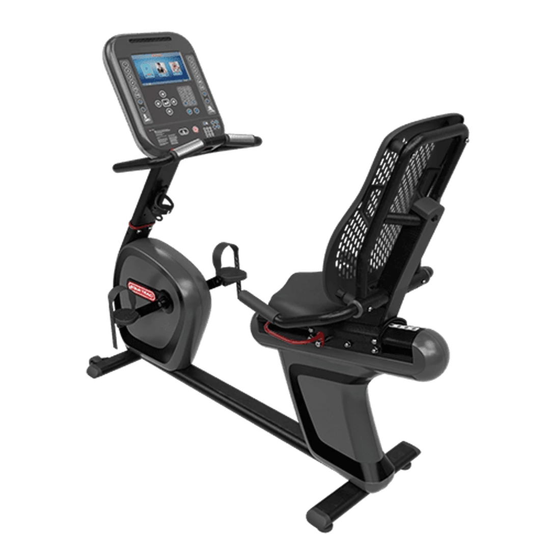 Musclemania Fitness MegaStore Star Trac 4 Series Commercial Recumbent Bike W/ 10" LCD Console