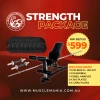 Musclemania Fitness MegaStore EQUIPMENT STRENGTH 50KG Strength Package Deal With Bench