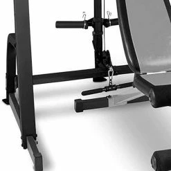 Muscle Mania Fitness MegaStore EQUIPMENT STRENGTH SPECIAL - Marcy Home Gym Fitness Deluxe Cage System Machine + Weight Lifting Bench & Bar/Weight Package