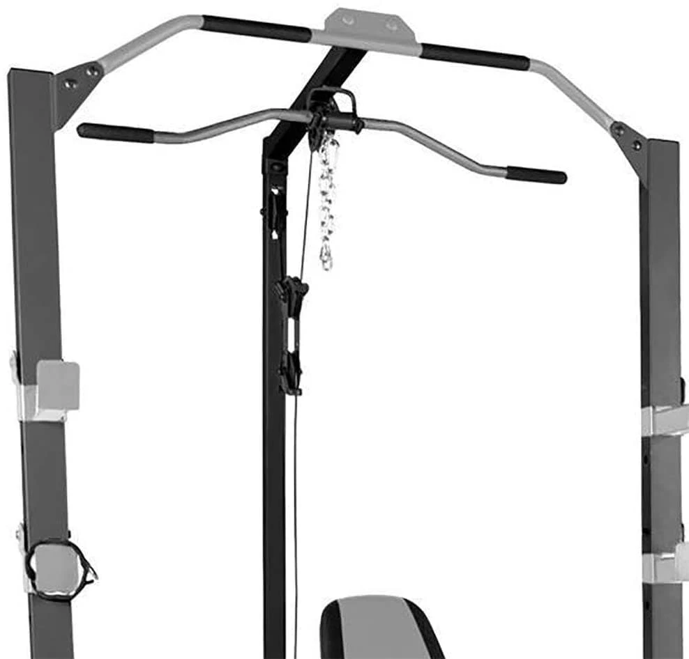 Muscle Mania Fitness MegaStore EQUIPMENT STRENGTH SPECIAL - Marcy Home Gym Fitness Deluxe Cage System Machine + Weight Lifting Bench & Bar/Weight Package