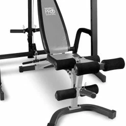 Muscle Mania Fitness MegaStore EQUIPMENT STRENGTH SPECIAL - Marcy Home Gym Fitness Deluxe Cage System Machine + Weight Lifting Bench & Bar/Weight Package