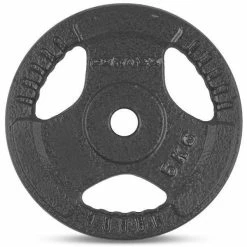 Musclemania-fitness STANDARD TRI-GRIP CAST IRON WEIGHTS (for 25mm Bars) EQUIPMENT STRENGTH