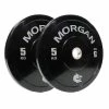 Musclemania-fitness Morgan 5kg Olympic Bumper Plates (Pair)