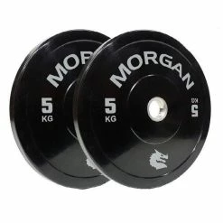Musclemania-fitness Morgan 5kg Olympic Bumper Plates (Pair)