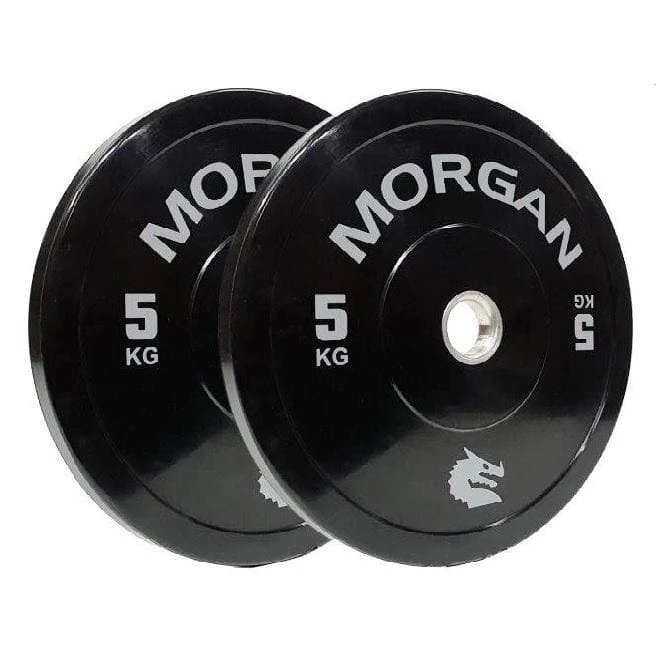 Musclemania-fitness Morgan 5kg Olympic Bumper Plates (Pair)