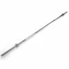 Musclemania Fitness MegaStore 6ft Standard Spinlock Barbell (25mm)