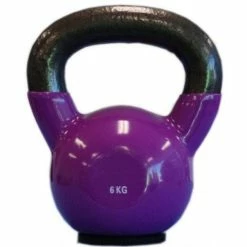 Musclemania-fitness Kettlebells - Vinyl Coated, $5.95/kg, Choose Size Below: EQUIPMENT STRENGTH