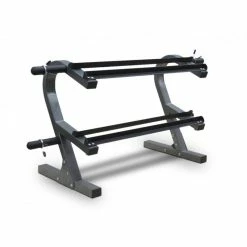 Musclemania-fitness Dumbbells Bodyworx 7390DBR 2 Tier Dumbbell Rack , Adjustable