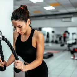 Musclemania-fitness Bodyworx Tricep Rope, Commercial-grade Cable Attachment EQUIPMENT STRENGTH