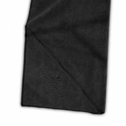Muscle Mania Fitness MegaStore BODYWORX BLACK MICROFIBRE GYM TOWEL Strength Accessories