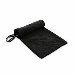 Muscle Mania Fitness MegaStore BODYWORX BLACK MICROFIBRE GYM TOWEL Strength Accessories