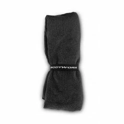 Muscle Mania Fitness MegaStore BODYWORX BLACK MICROFIBRE GYM TOWEL Strength Accessories