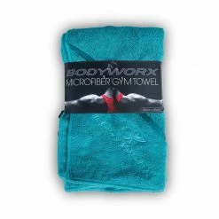 Muscle Mania Fitness MegaStore BODYWORX TEAL MICROFIBRE GYM TOWEL