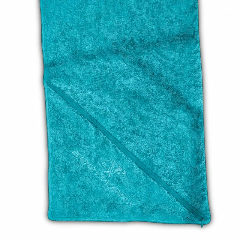 Muscle Mania Fitness MegaStore BODYWORX TEAL MICROFIBRE GYM TOWEL