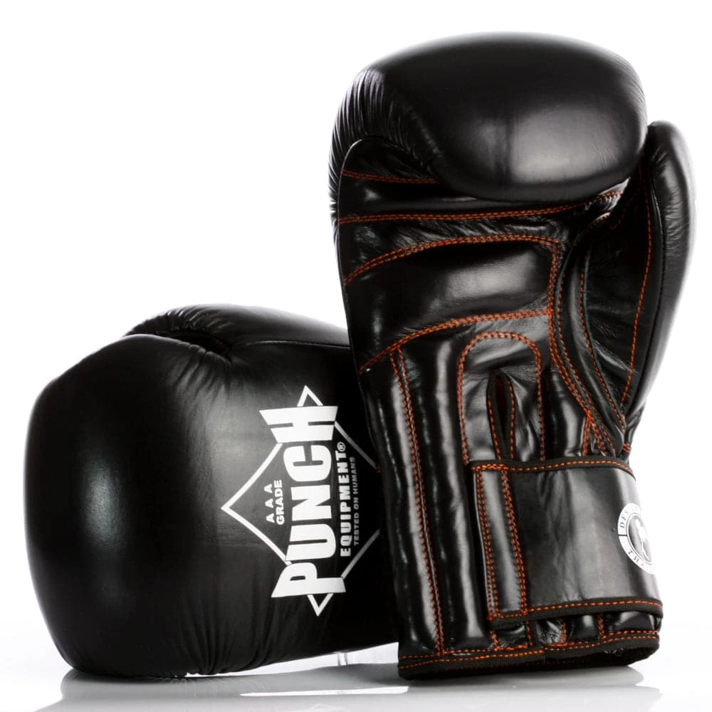 Musclemania Fitness MegaStore AAA Punch Black Diamond Muay Thai Gloves MMA COMBAT