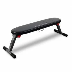 Musclemania Fitness MegaStore EQUIPMENT STRENGTH BODYWORX C412FB FOLDABLE FLAT BENCH - Great For PTs!