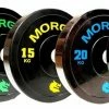Musclemania Fitness MegaStore PACKAGE DEAL -150KG MORGAN OLYMPIC BUMPER PLATE PACK *