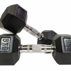 Musclemania-fitness EQUIPMENT STRENGTH Hex Dumbbell Pairs,