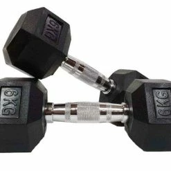 Musclemania-fitness EQUIPMENT STRENGTH Hex Dumbbell Pairs,