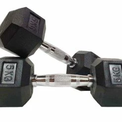 Musclemania-fitness EQUIPMENT STRENGTH Hex Dumbbell Pairs,