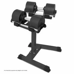 Musclemania Fitness MegaStore EQUIPMENT STRENGTH REVOLOCK ADJUSTABLE DUMBBELL STAND