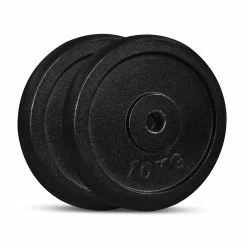 Musclemania-fitness Black Cast Iron Weight Plates (for 25MM Bars), Sold In Pairs, $4/kg Starting From: EQUIPMENT STRENGTH