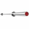Muscle Mania Fitness MegaStore SPARTAN100 7FT 20KG OLYMPIC BARBELL (CHROME) WITH SPRING COLLARS Olympic Bars & Collars
