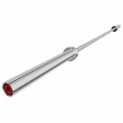 Muscle Mania Fitness MegaStore SPARTAN100 7FT 20KG OLYMPIC BARBELL (CHROME) WITH SPRING COLLARS Olympic Bars & Collars