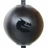 Muscle Mania Fitness MegaStore MORGAN B2 BOMBER 8" LEATHER FLOOR TO CEILING BALL + ADJUSTABLE STRAPS MMA COMBAT