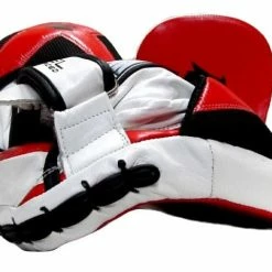 Musclemania Fitness MegaStore MMA COMBAT MORGAN V2 MICRO GEL INJECTED LEATHER SPEED PADS (PAIR)