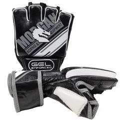Musclemania Fitness MegaStore MMA COMBAT MORGAN AVENTUS GEL MMA HYBRID LEATHER BAG GLOVES