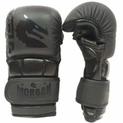 Muscle Mania Fitness MegaStore MORGAN B2 BOMBER LEATHER SHOTO MMA SPARRING GLOVES