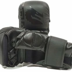 Muscle Mania Fitness MegaStore MORGAN B2 BOMBER LEATHER SHOTO MMA SPARRING GLOVES