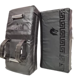 Musclemania Fitness MegaStore Morgan B2 Bomber Extra Heavy-Duty Curved Hit & Strike Shield MMA COMBAT