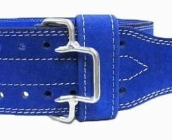 Musclemania Fitness MegaStore Morgan Quick Release Suede Leather Powerlifting Weight Belt