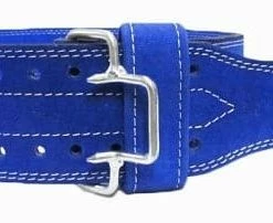 Musclemania Fitness MegaStore Morgan Quick Release Suede Leather Powerlifting Weight Belt