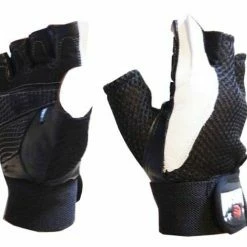 Muscle Mania Fitness MegaStore MORGAN LEATHER & MESH WEIGHT GLOVES