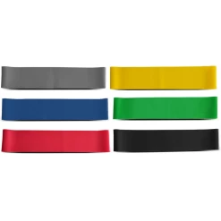 Muscle Mania Fitness MegaStore Functional Fitness CORTEX MICRO FLAT RESISTANCE BANDS, SHORT (6 PACK)