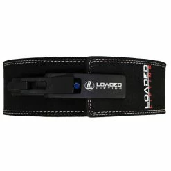 Musclemania Fitness MegaStore Loaded Lifting Economy Lever Belt 10mm (Black/Blue) Strength Accessories