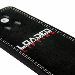 Musclemania Fitness MegaStore Loaded Lifting Economy Lever Belt 10mm (Black/Blue) Strength Accessories