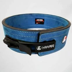 Musclemania Fitness MegaStore Clearance: Loaded Lifting Lever Belt 10mm (Steel Blue)