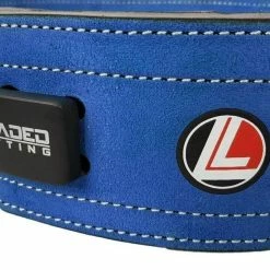 Musclemania Fitness MegaStore Clearance: Loaded Lifting Lever Belt 10mm (Steel Blue)