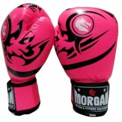 Musclemania-fitness MMA COMBAT MORGAN ELITE BOXING & MUAY THAI LEATHER GLOVES (8 -12 & 16oz)