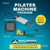Musclemania Fitness MegaStore Pilates Machine Package With Cardio Rebounder + Stand (New In Box) Yoga & Pilates